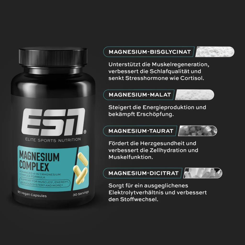 ESN Magnesium Complex Kapseln Alltag