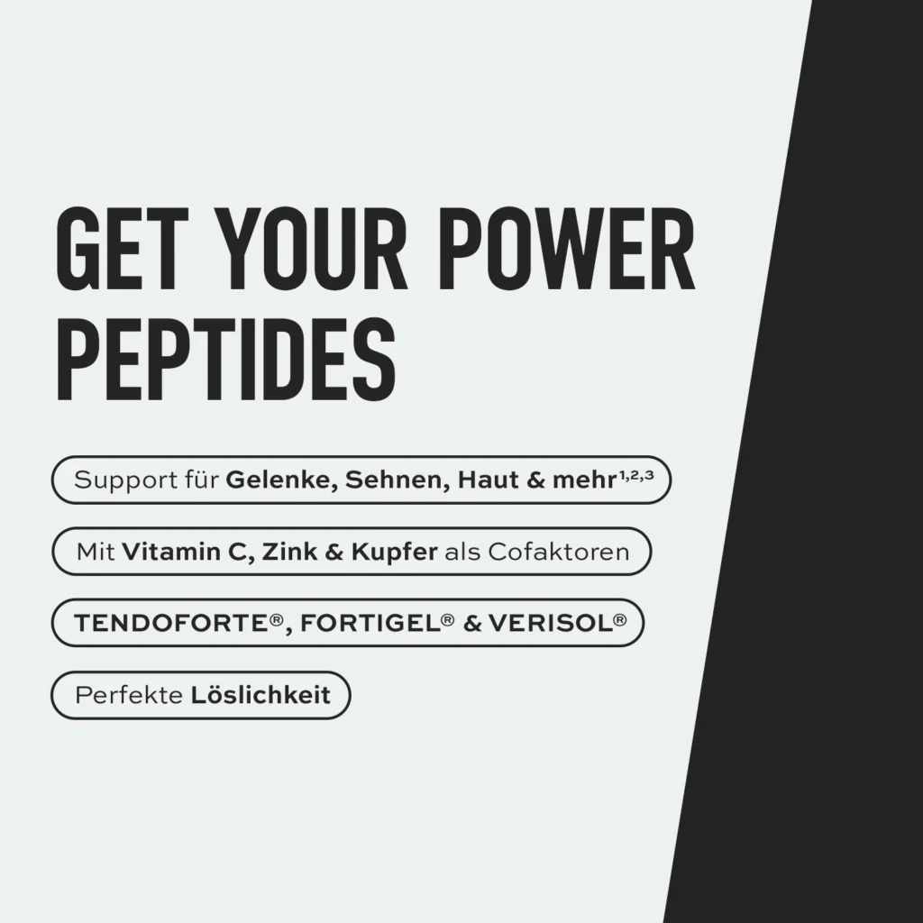 ESN Collagen Peptides Beutel Vorderseite Training Regeneration Alltag