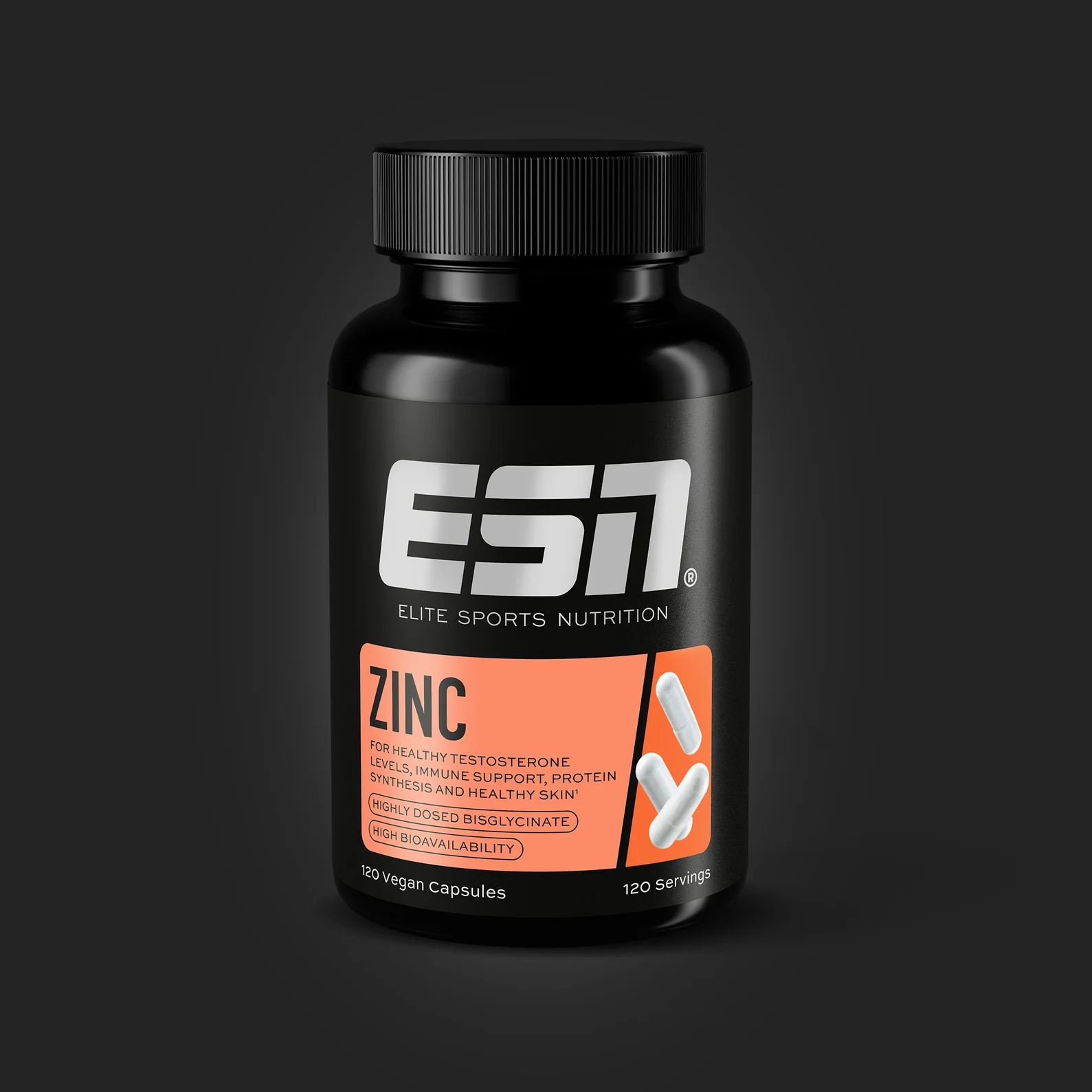 zinc 120caps dunkel y9lypeku